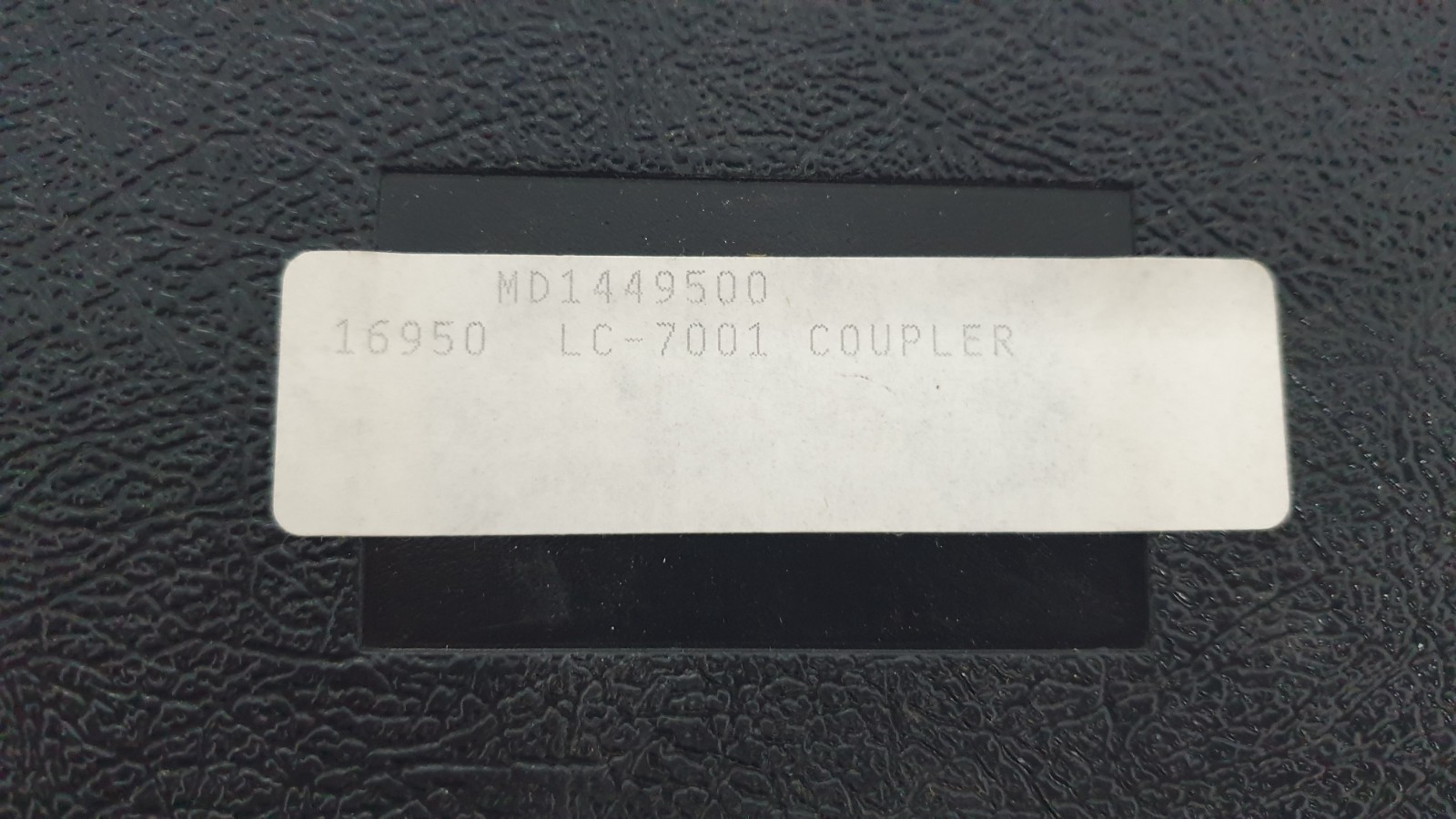 Lumenis / Sharplan Coupler LC7001 – P/N 00444-06 – NEW (Old Stock)