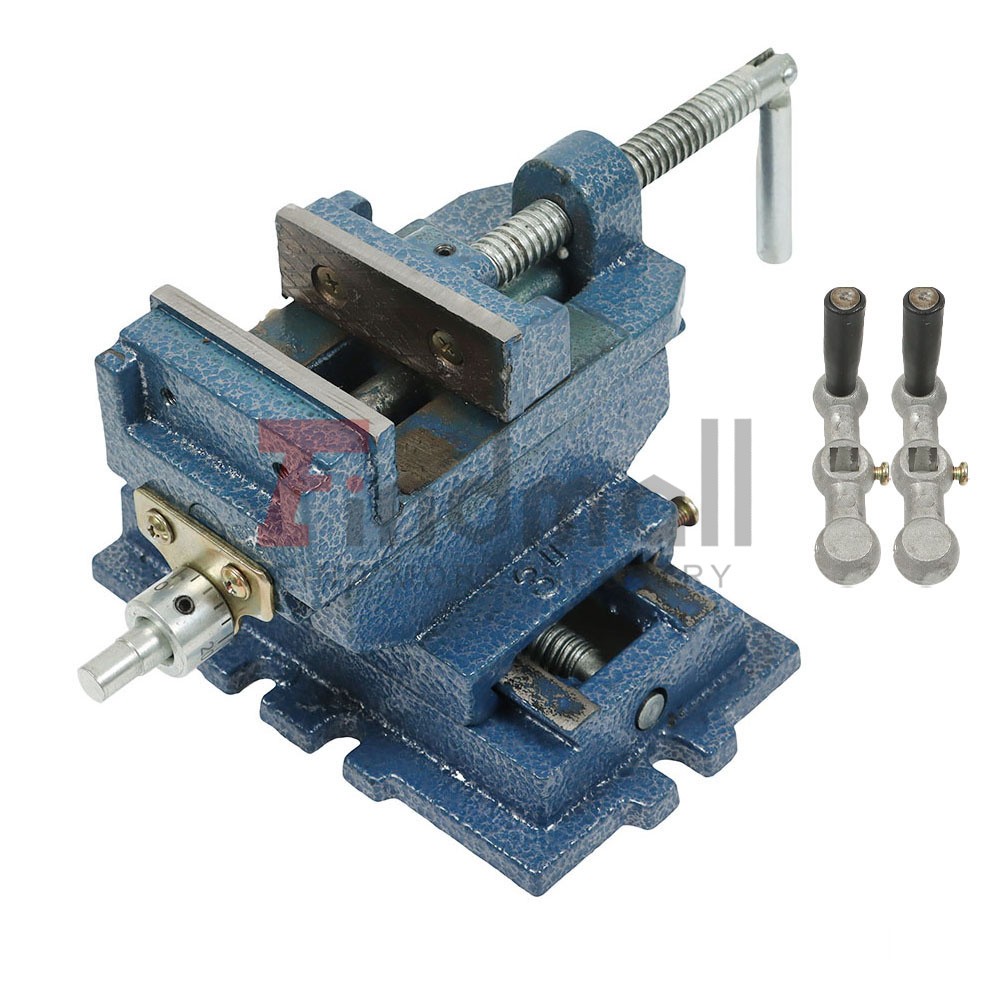 2 Way Heavy Duty Clamp Machine For Cross Slide Vise Drill Press Metal Milling 3″