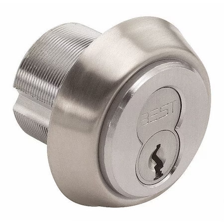 Best 1E74c171rp3626 Mortise Cylinder, Satin Chrome Finish