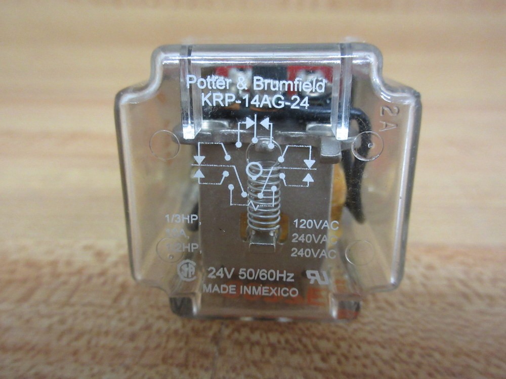 Potter & Brumfield KRP-14AG-24 Relay KRP14AG24 (Pack of 3)