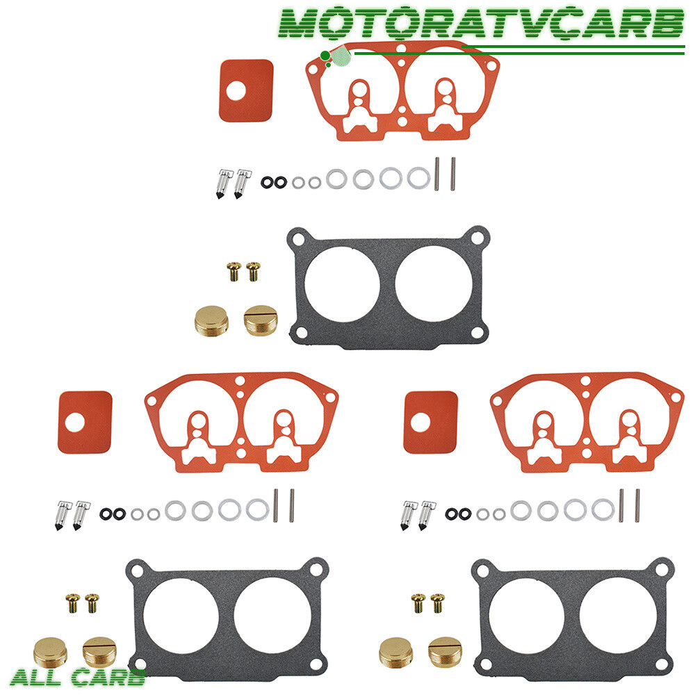 ALL-CARB 3 Pcs Carburetor Rebuild Kit For Yamaha 150 175 200 225 HP 86-95