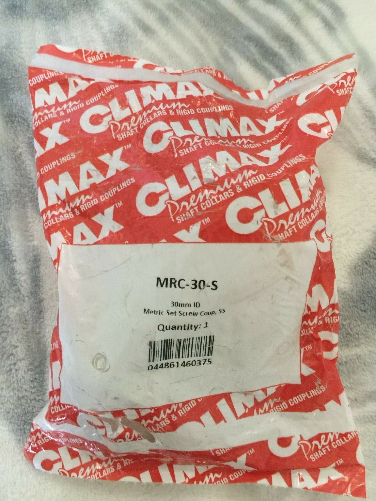 CLIMAX METAL PRODUCTS MRC-30-S 30mm ID Metric Set Screw Coup, Ss New