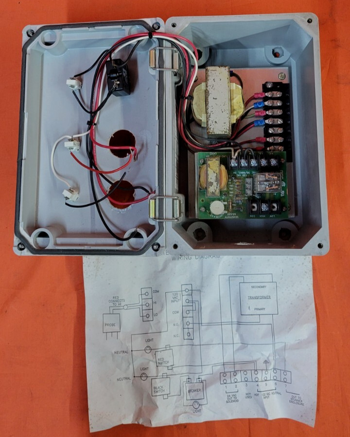 WATER CONTROL ASSEMBLY, HOFFMAN A-1066JFGR, 10 X 6 X 6