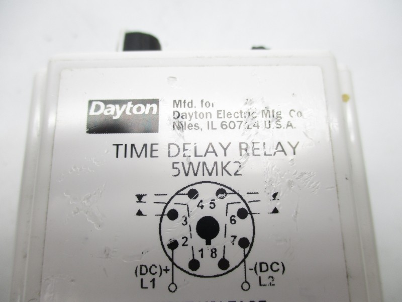 DAYTON 5WMK2 24VAC/DC 10A 0.05S-30MIN UNMP