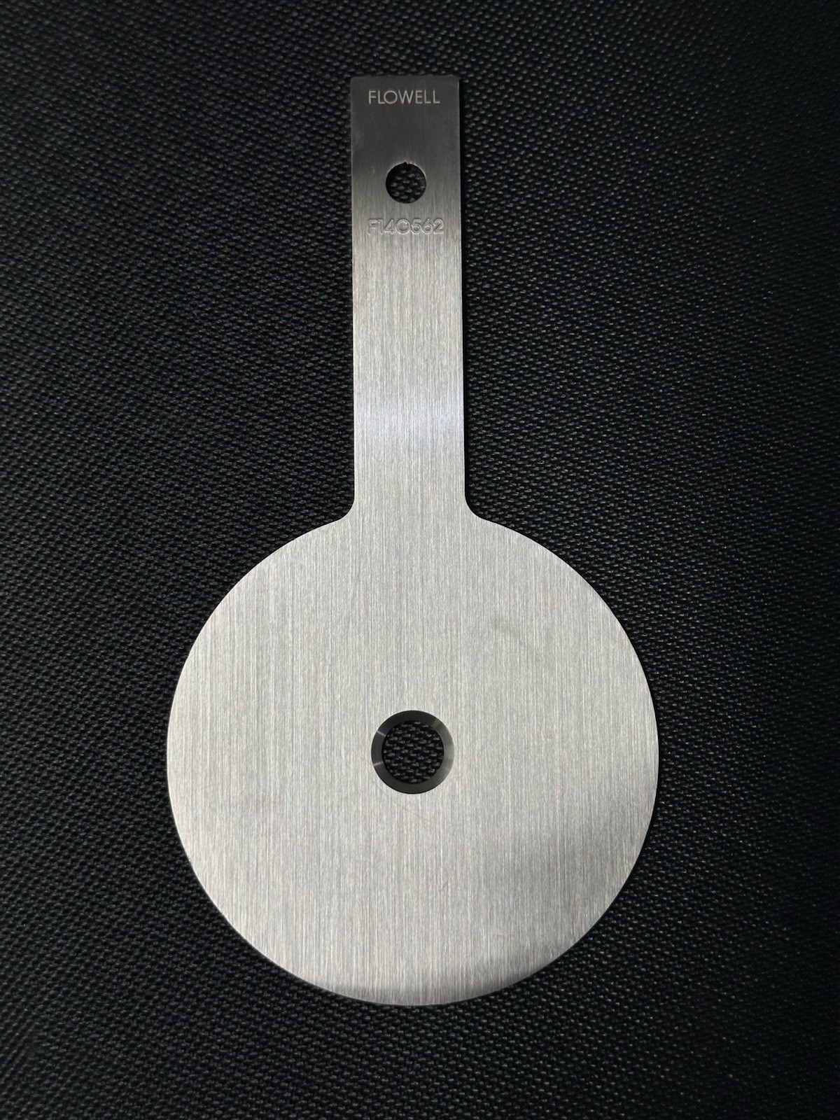 2″ 600# 316SS 1/8″ THICK ORIFICE PLATE .5625 BORE