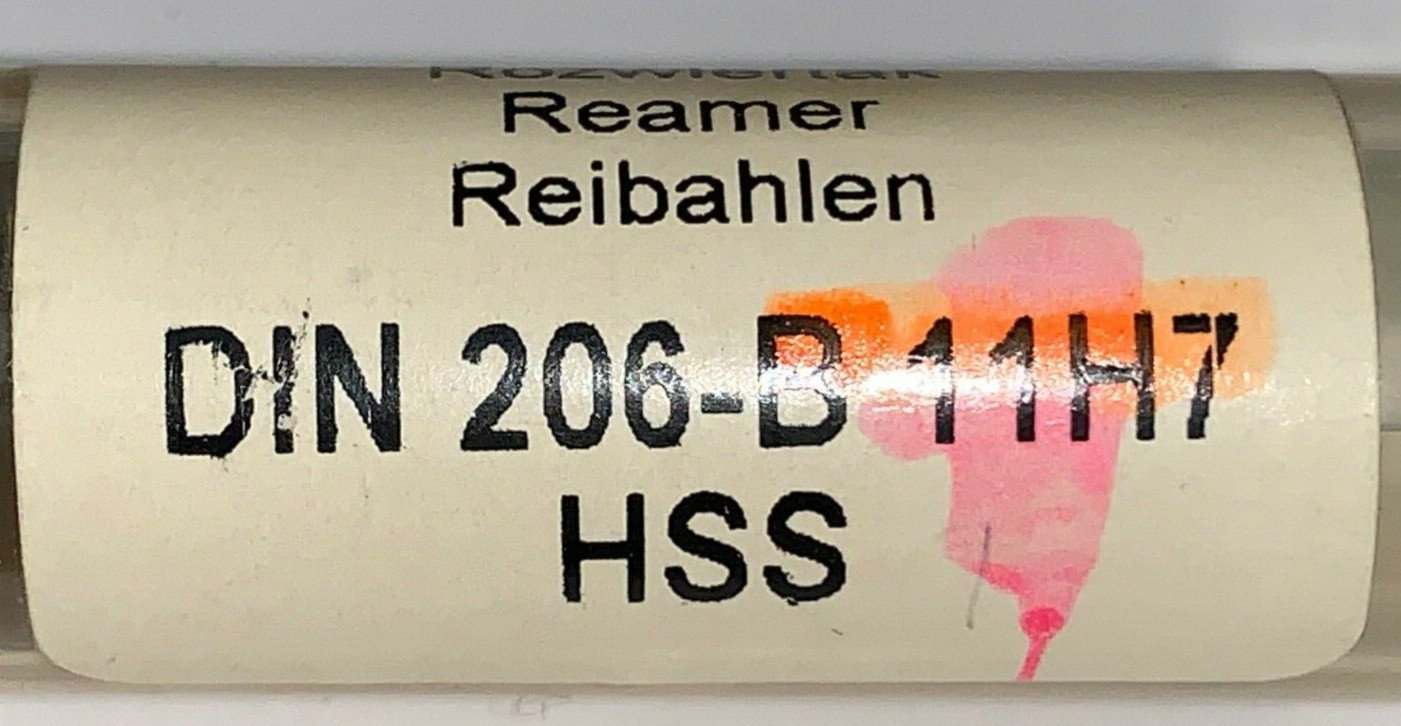 FENES REAMER 0641-415-210-110 DIN206-B 11H7 8 BLADE 11MM CUT 71MM LOC 142MM OAL