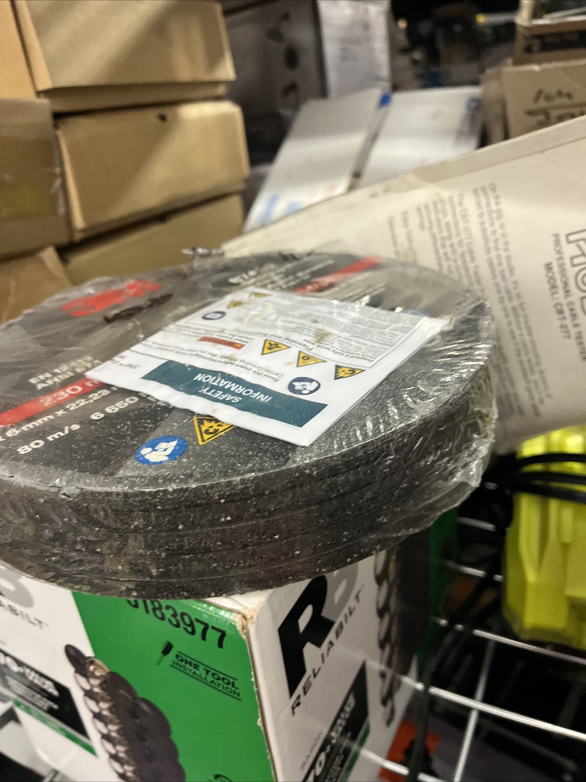 3M Silver Depressed Center Grinding Wheel, 87452, T27, 9 in x 1/4 (Case of 5