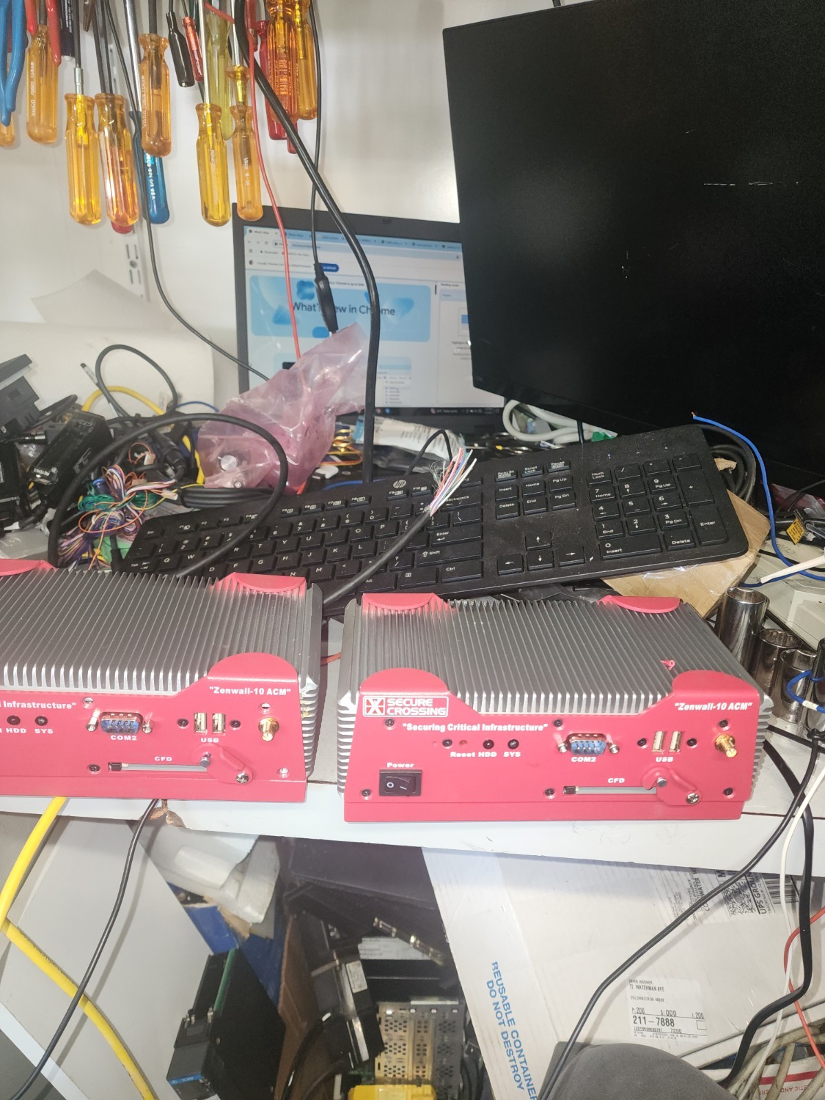 2 SECURE CROSSING COMPUTERS ZENWALL ACM