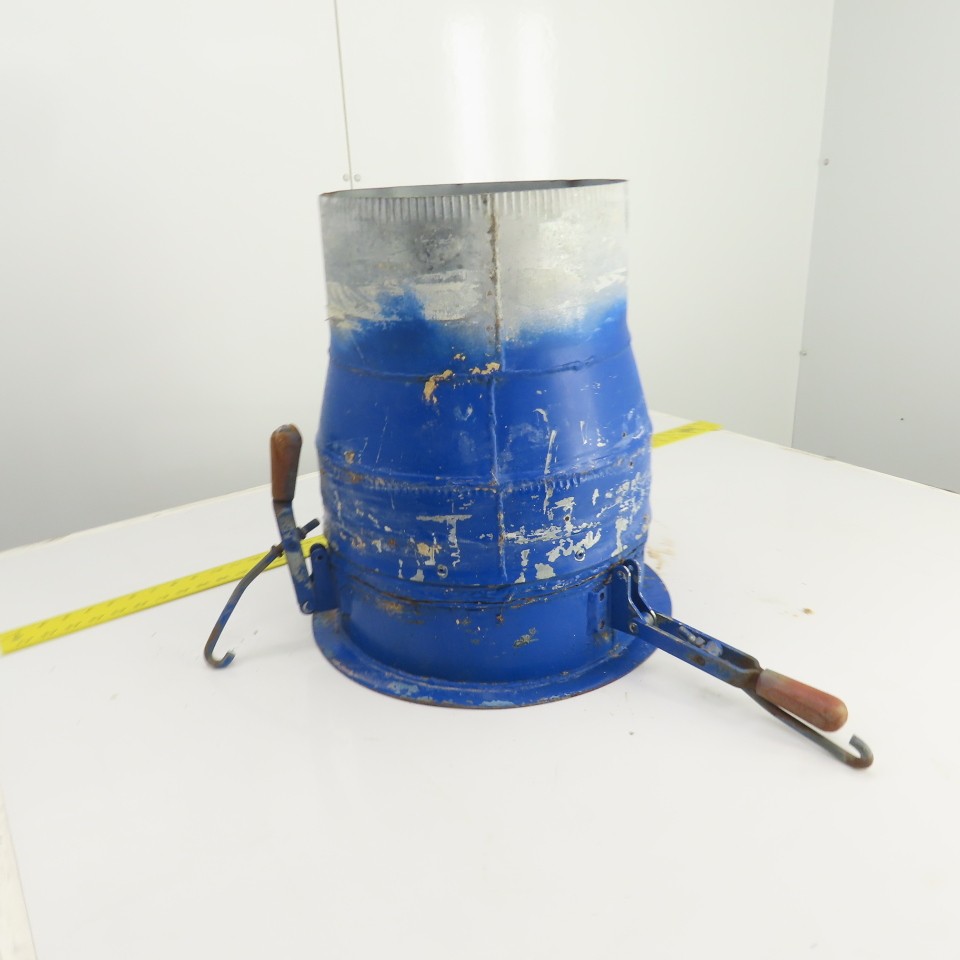 12″ x 13-1/2″ Duct Coupling Assembly W/ Destaco Toggle Clamps 18-1/2″ OAL