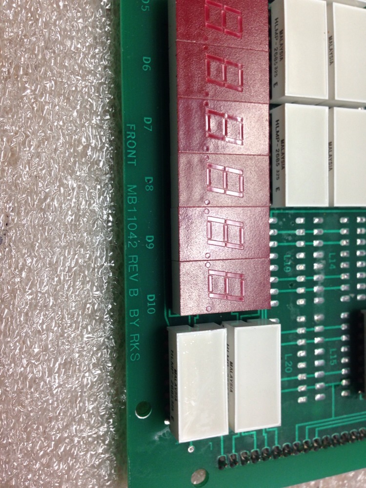 Masstron Display Board MA11105, MB11042 Rev E, Shipsameday E#62