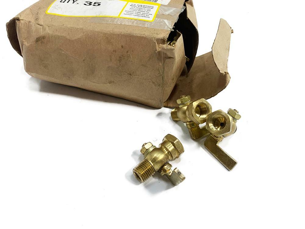 Box of 35 Qty MSC Conbraco 31740202 Brass Air Cock 1/4″ Pipe, Lev FREE FAST SHIP