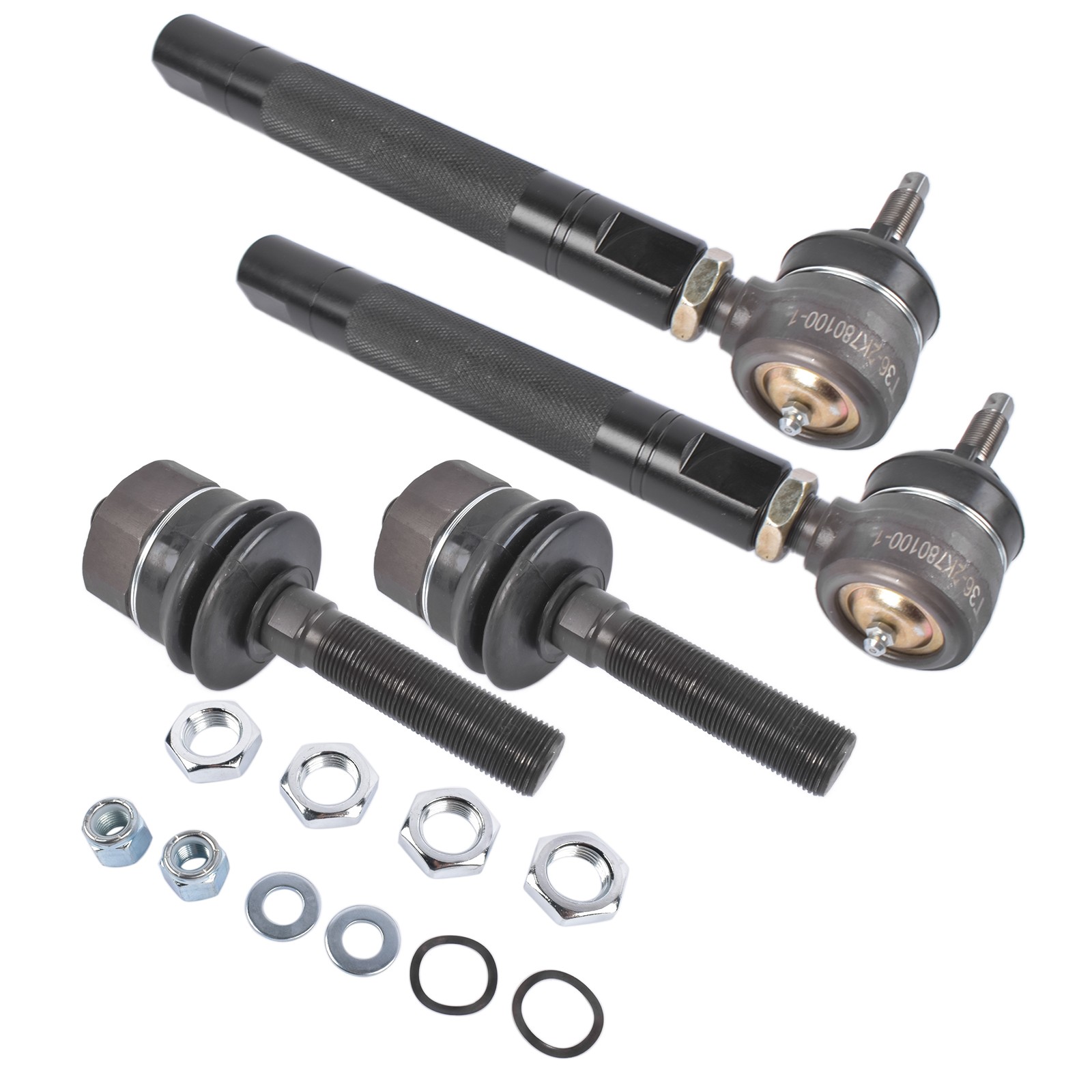 0-6″ Adjustable Heavy Duty Tie Rod Ends Kit Fit0-Chevrolet Silverado GMC Sierra
