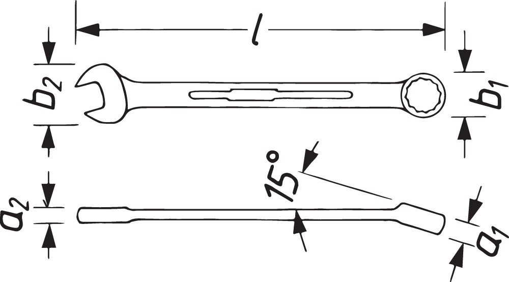 Hazet Key Ad Anello Exterior Double Hexagon Traction Profile 27 600N-27