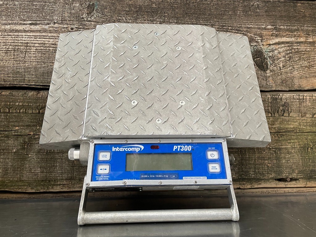 Intercomp PT300 Wheel Load 25,000 Portable Truck Scale *NO POWER* 100128-M
