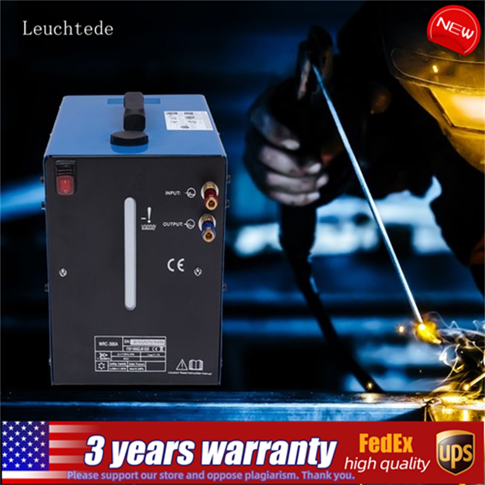TIG Welder Water Cooler TIG Welder Torch Cooling System WRC-300A 110V 60 Hz USA