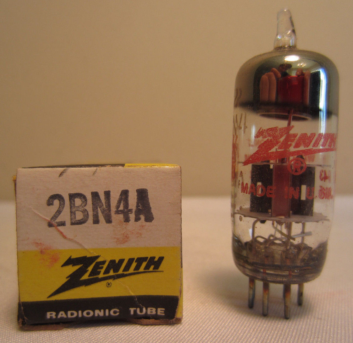 Zenith 2BN4A Radionic Electronic Tube In Box NOS