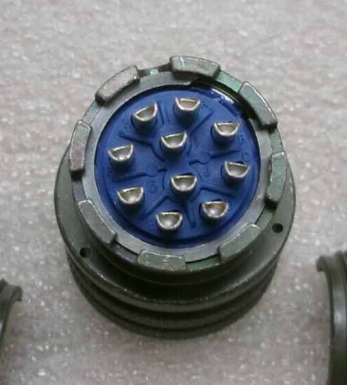 AMPHENOL MS3108B18-1S Circular Socket Connector 10-Pin w/ 90° Split Shell #617W