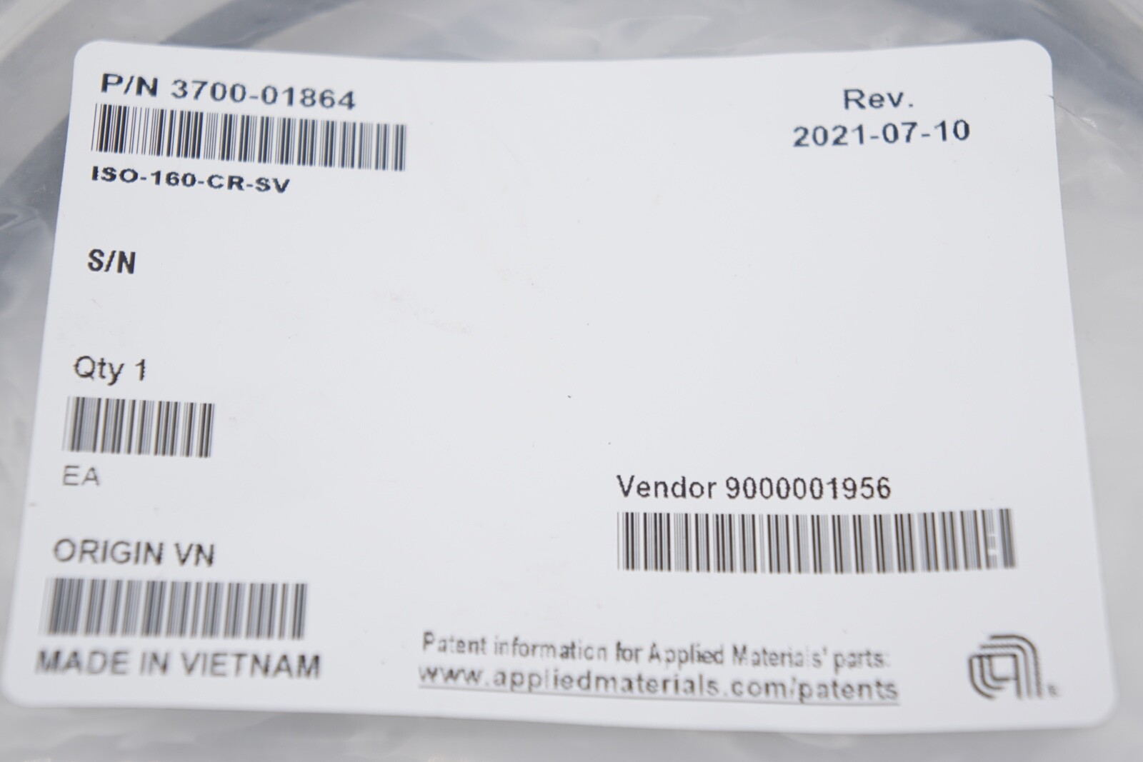2 New 3700-01864 SEAL CENTERING RING ASSEMBLY NW160 W/ VITON ORING & SPACER SST