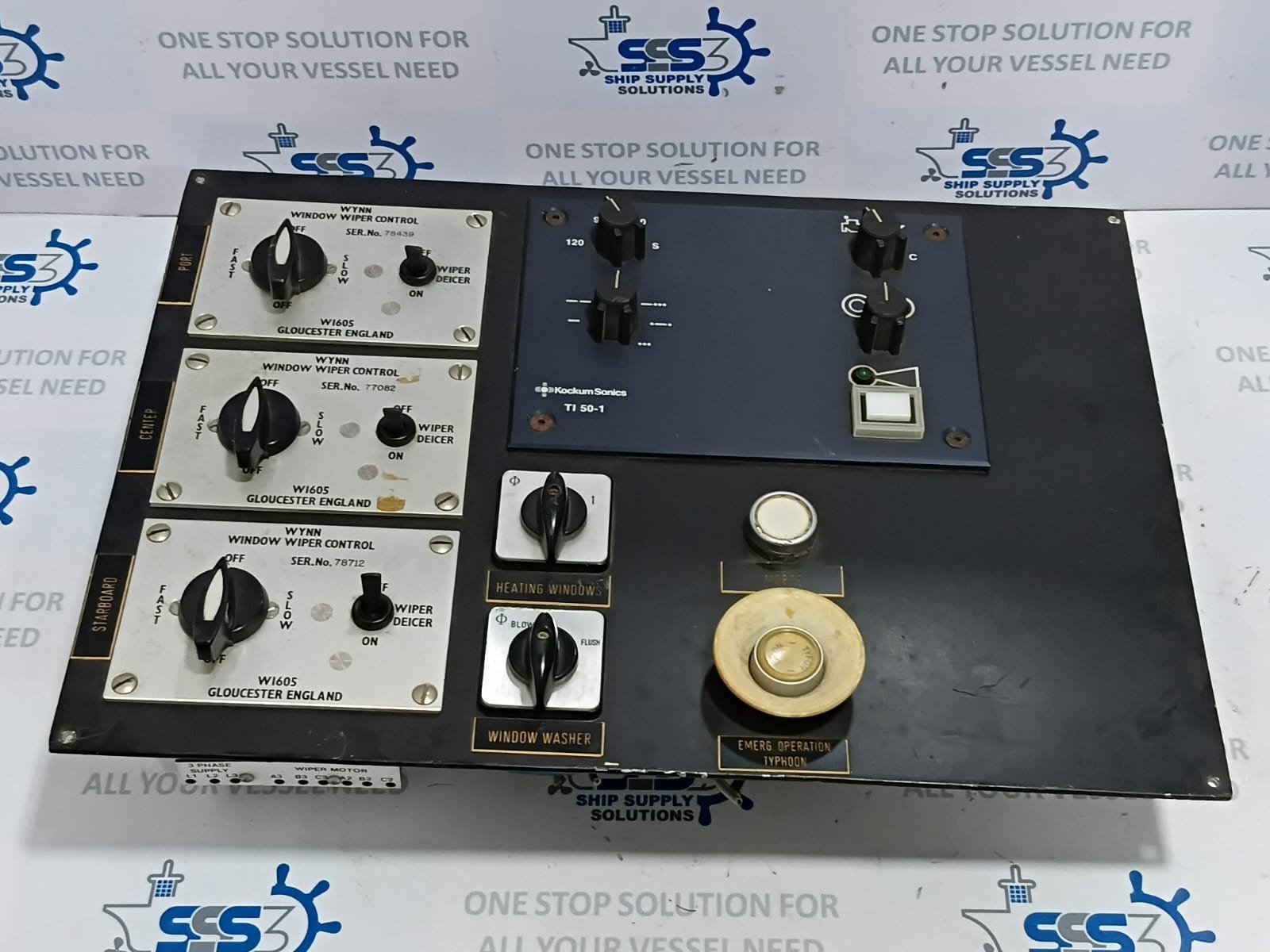 Horn Control Panel & Window Wiper Control Panel Kockum Sonics TI 50-1