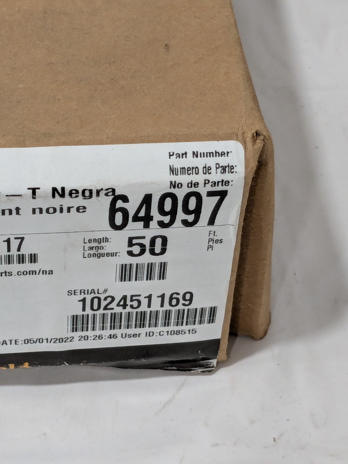 Continental ContiTech 50 Ft. Long x 3/8″ Dia, Automotive Heater Hose 20029117