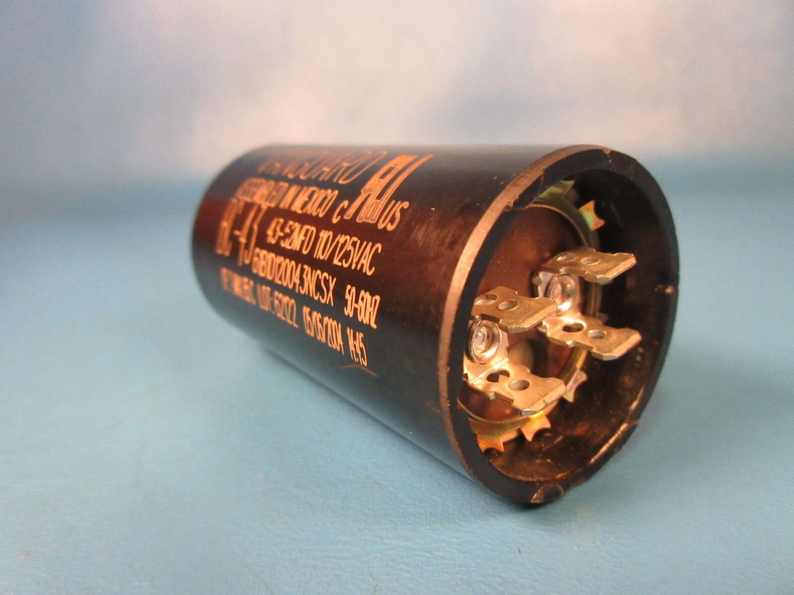 Vanguard HVAC BC-43, 43-52 MFD Motor Start Capacitor 110/125 VAC (Packard, MARS)