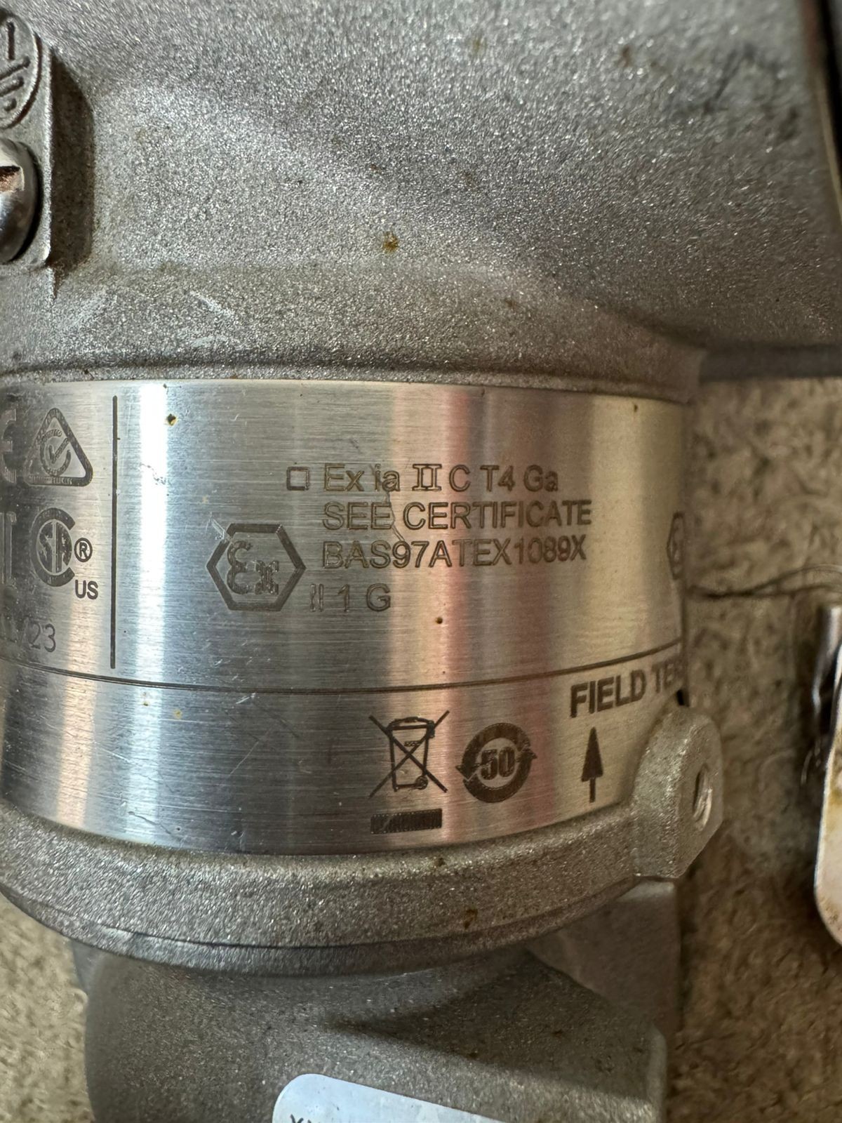 Rosemount / Pressure Transmitter / 3051TG4 / WP 3705PSI-256BAR / Cal. 0-150BAR G