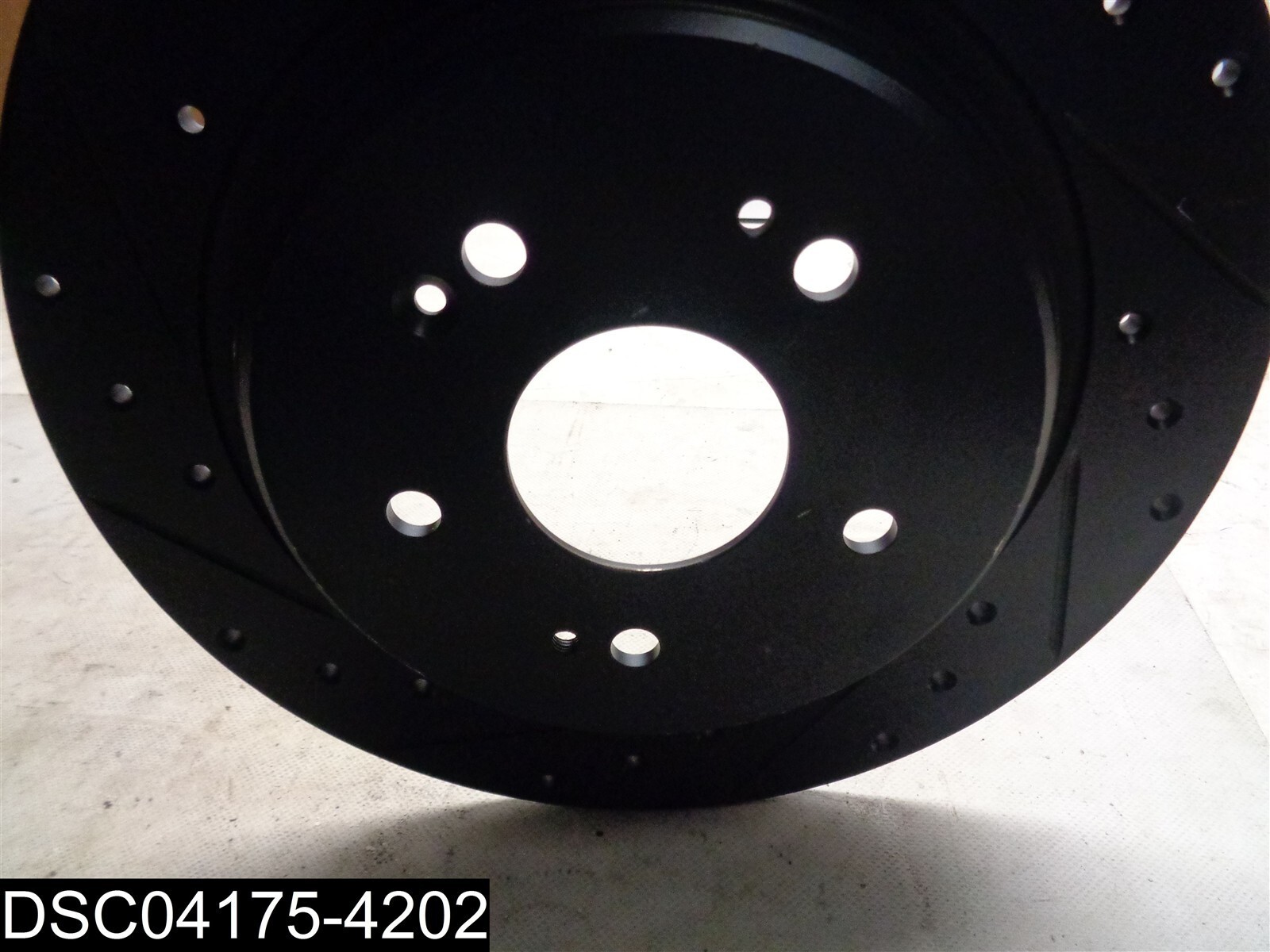633-58029L Drilled and Slotted Black Zinc Brake Rotor