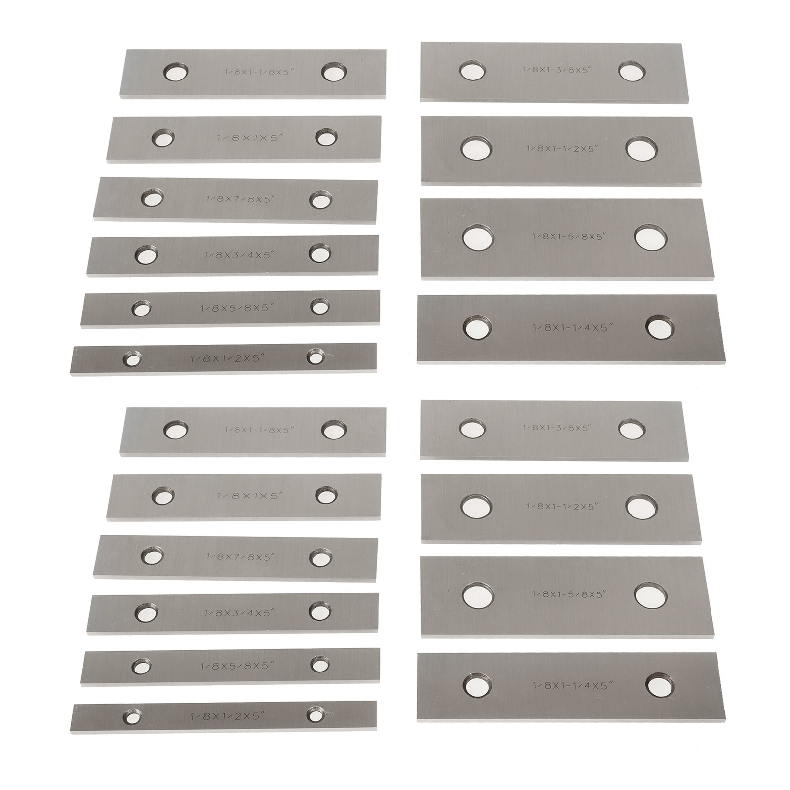 1/8 × 5″ 10 Pair Precision Parallel Set 0.0003 Tolerance New