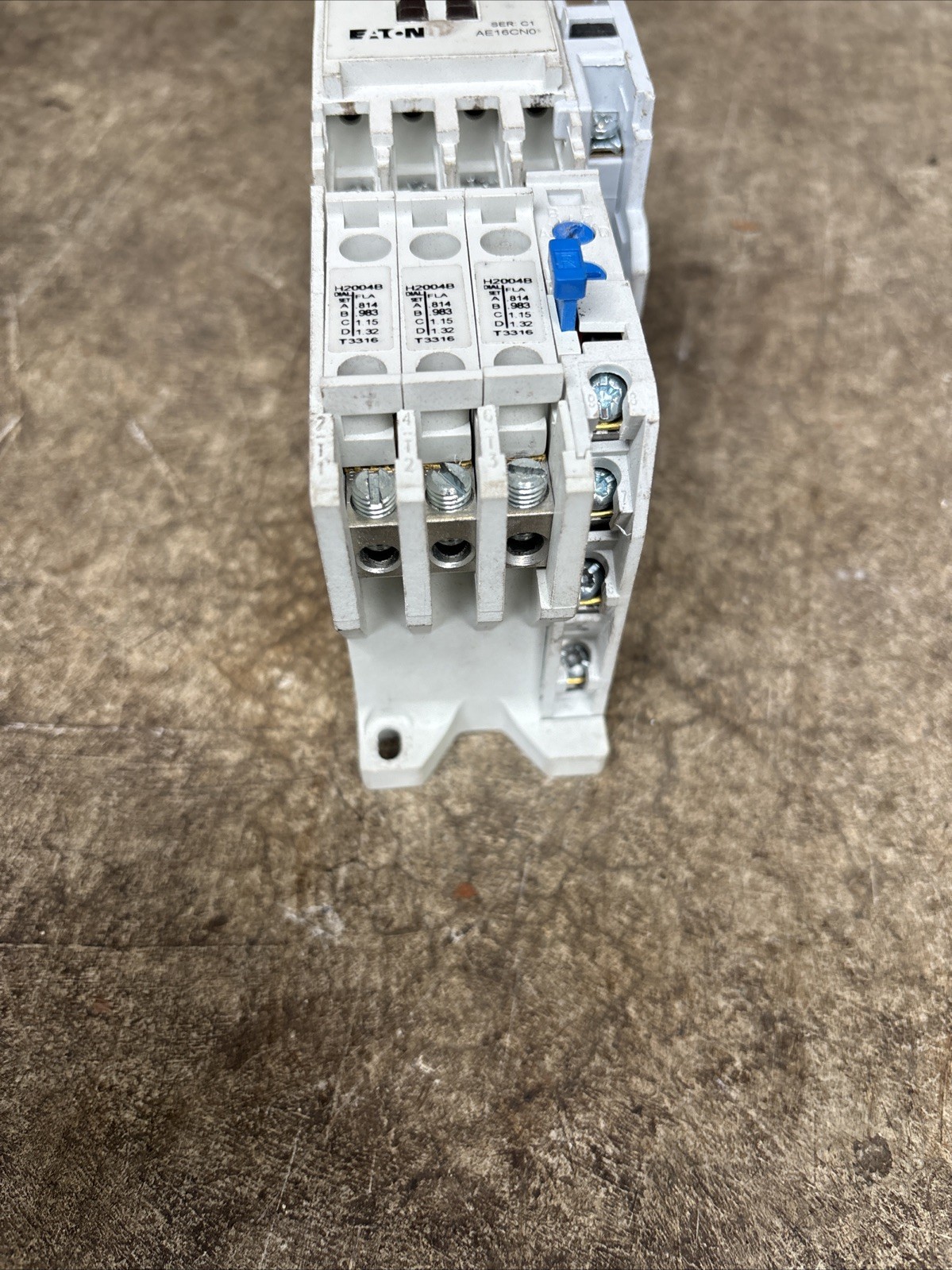 EATON AE16CN0 OVERLOAD PROTECTION RELAY W/ C306DN3 And C320KGS1