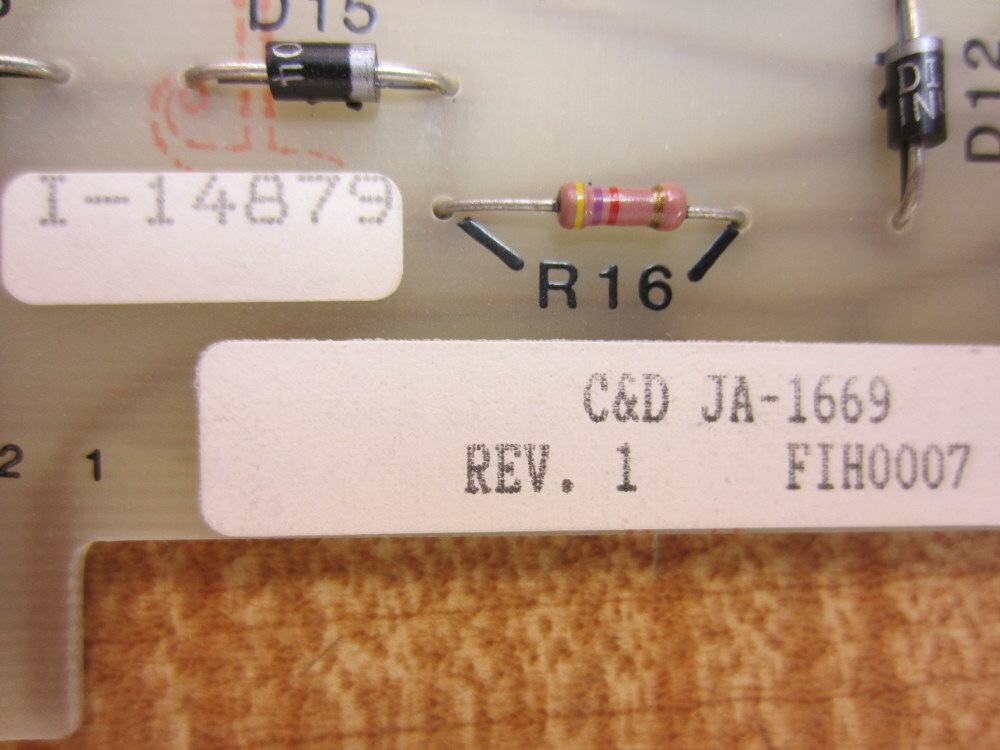 C&D MBC-1970-1 Circuit Board MBC19701