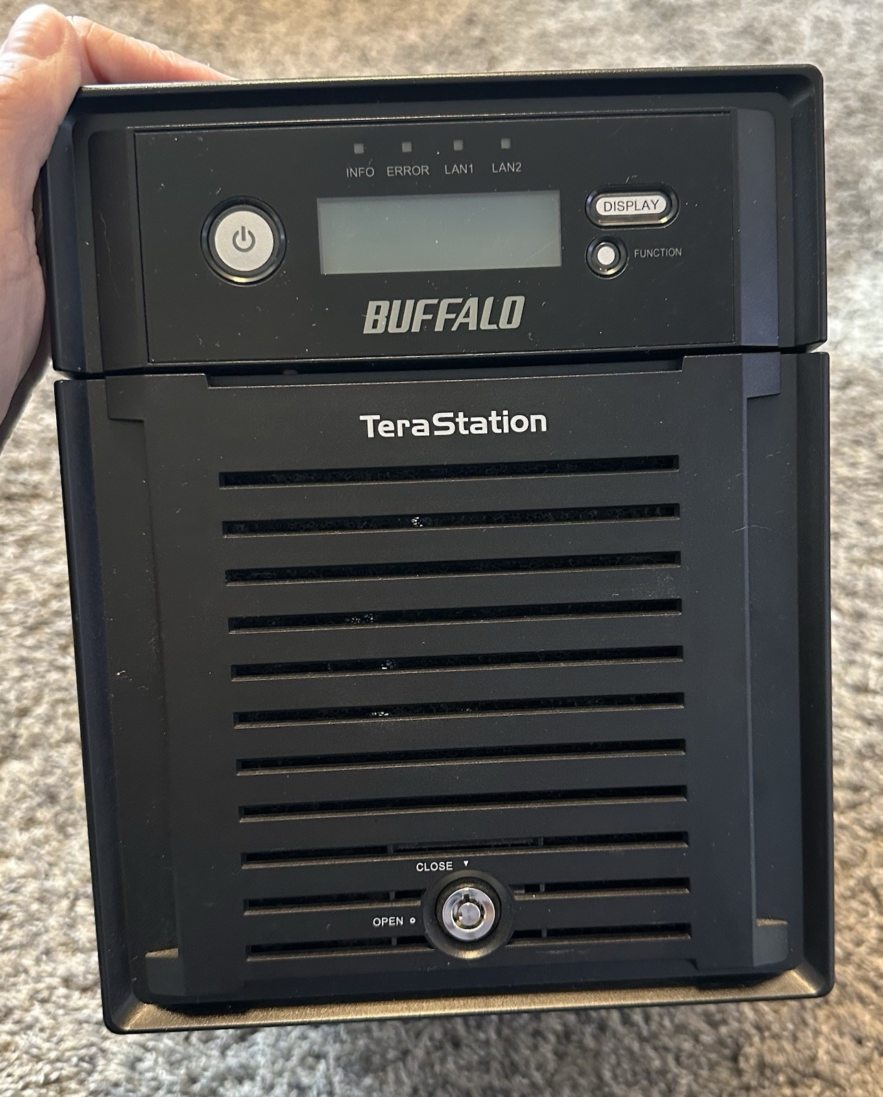 Buffalo TeraStation TS-XE8.0TL/R5 4-Bay NAS Storage NO DRIVES INCLUDED! – No Key