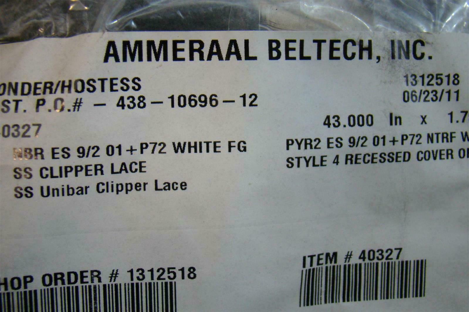 Ammeraal Beltech Inc. SS Clipper Lace 40327