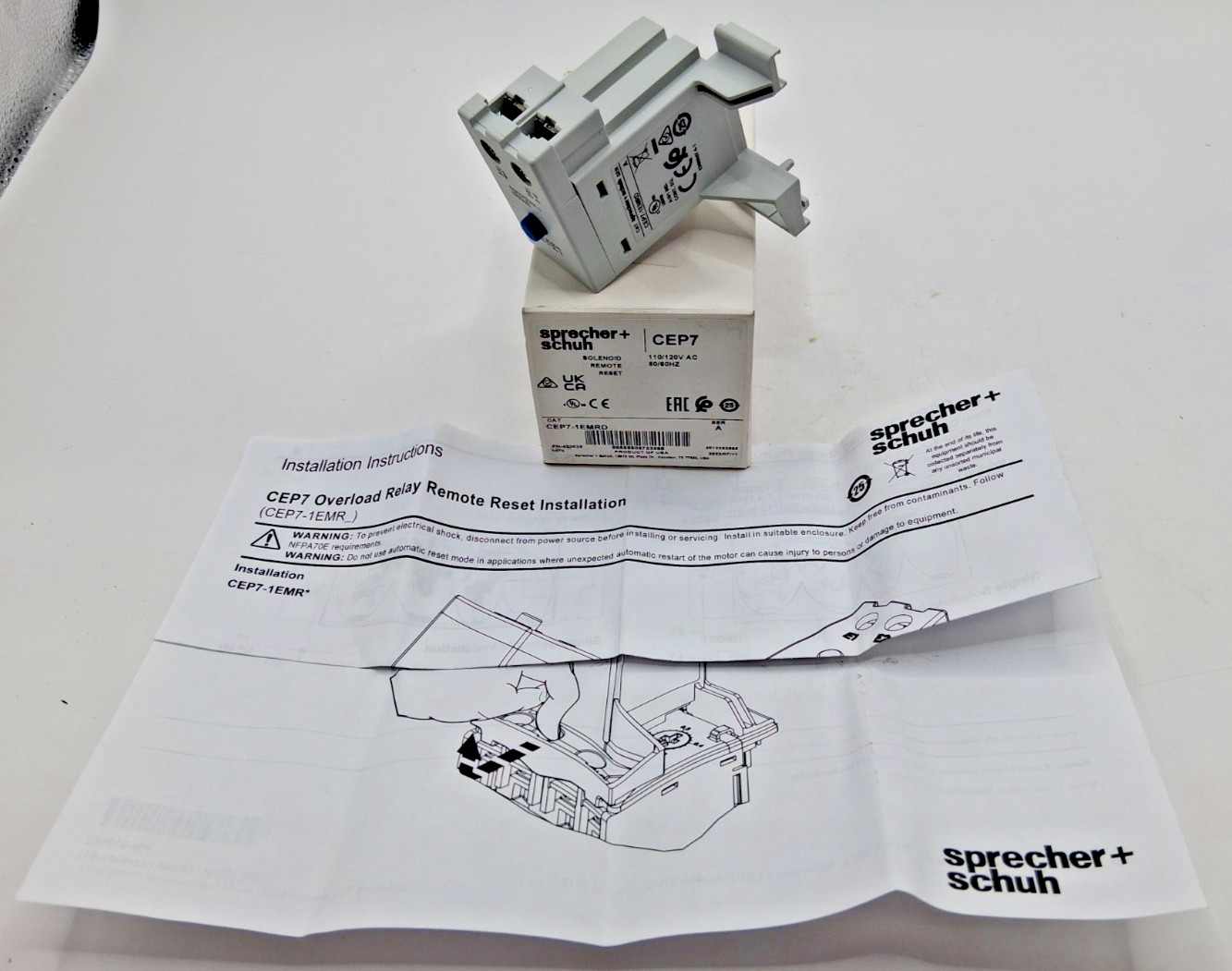 Sprecher & Schuh CEP7-1EMRD Remote Reset Solenoid