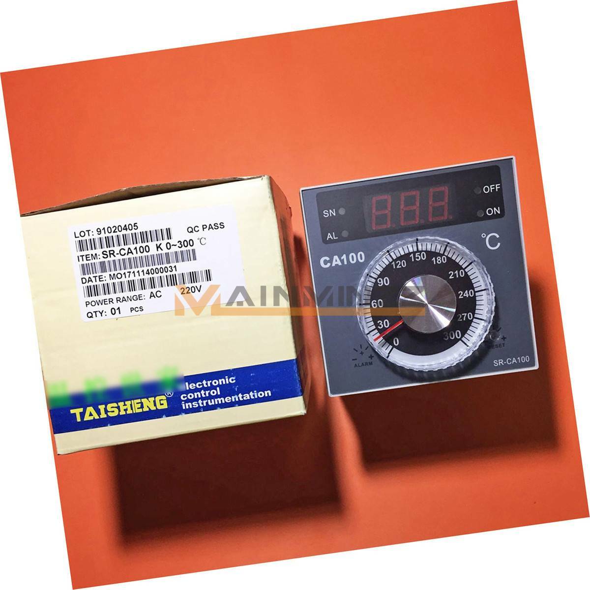 ONE New TAISHENG SR-CA100 K 0-300℃ AC220V Temperature Controller