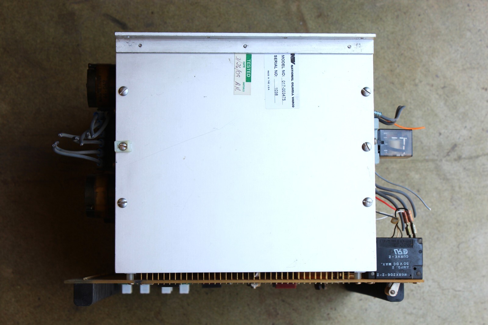 NOV INTEGRATED POWER SYSTEMS IPS POWER SUPPLY 016-002500 MOTHERBOARD SN# 1038
