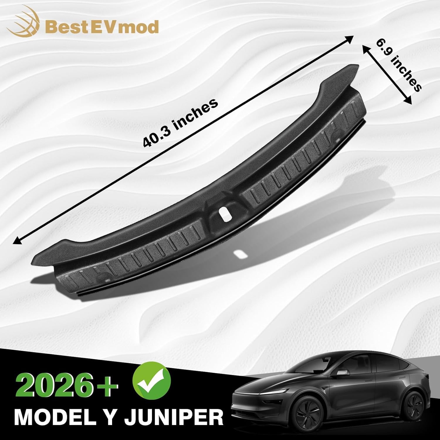 Rear Bumper Guard Protector for Tesla Model Y Juniper 2025 2026 Door Sill Cover