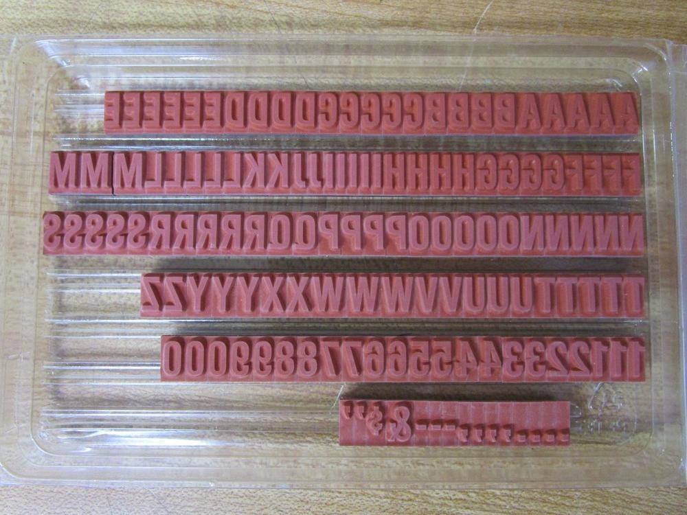 Generic TU74 5/16″ Letter And Number Set (Pack of 3)
