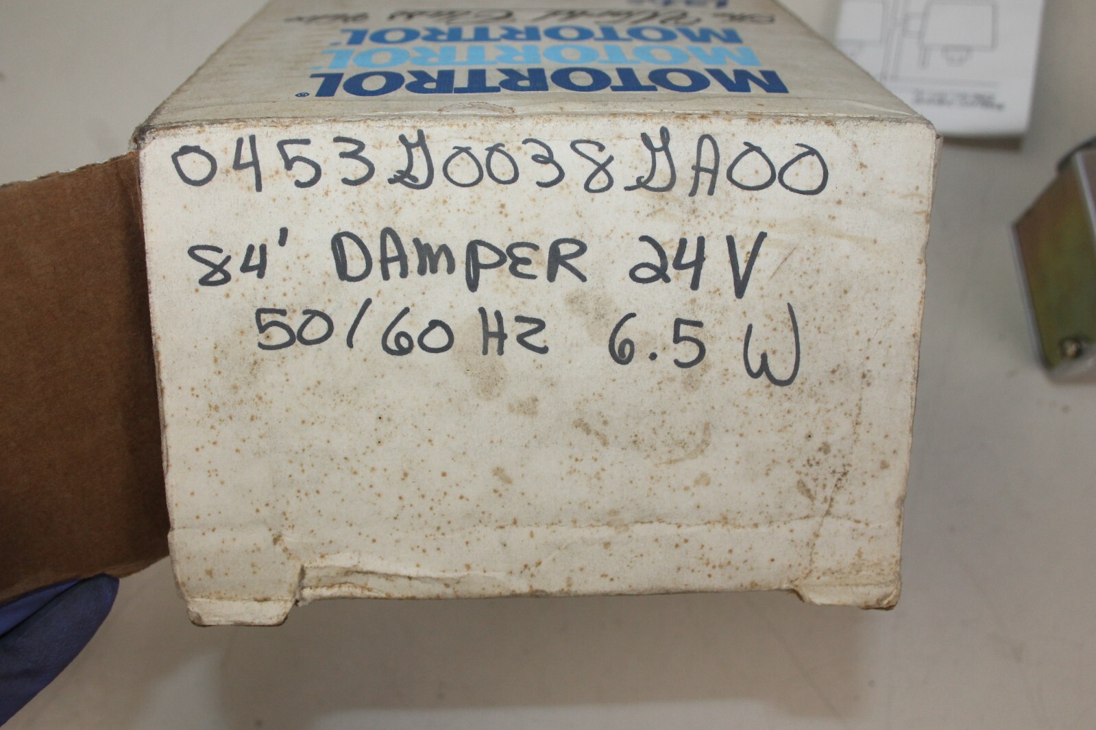ERIE Damper Actuator Motortrol 0453G0038GA00 (loc:G) 6.5W 24V 50/60Hz