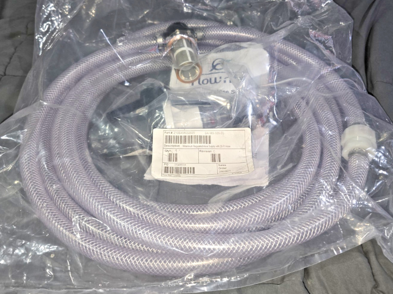 NEW E-Z-GO Flow-Rite 20ft Hose & Regulated End Assembly Pro-Fill & Hydrolink