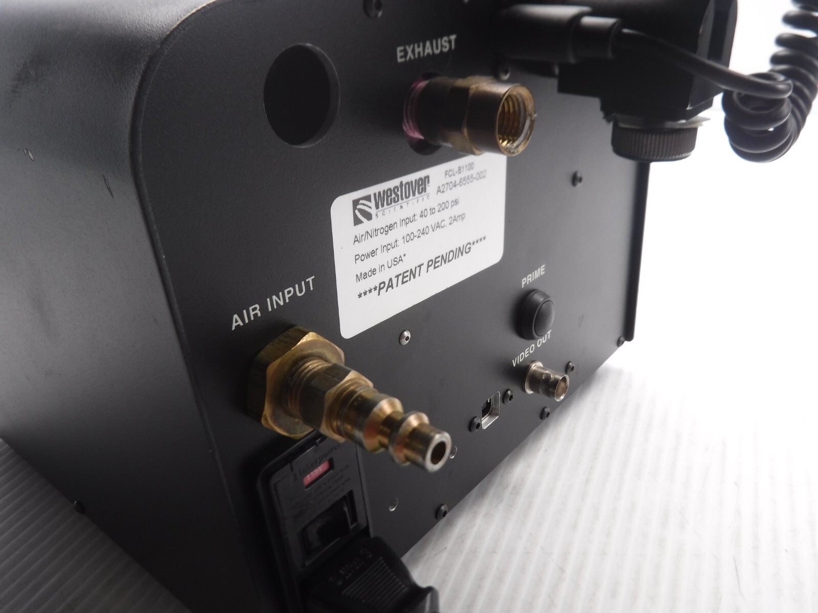 Westover Scientific A2704-6555-002 Clean Blast Fiber Optic Cleaning System