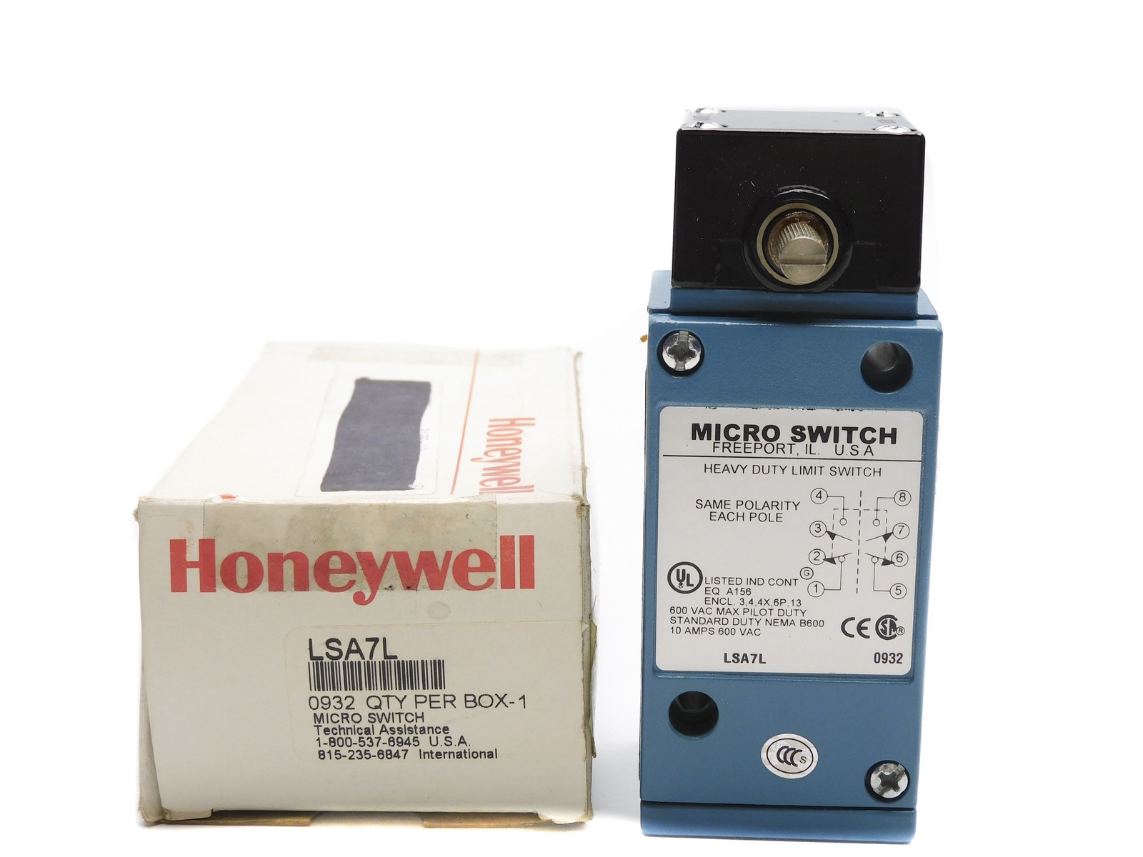 HONEYWELL LSA7L 600VAC 10A NSMP