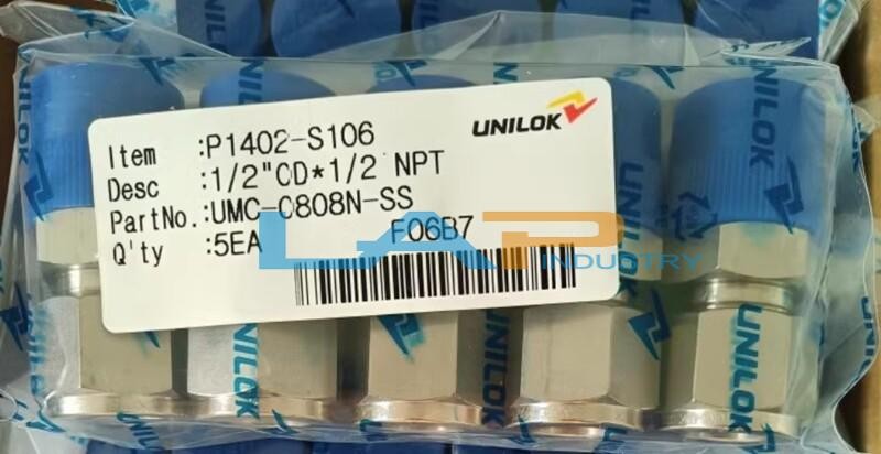 5PCS New For NPT card sleeve to NPT outer wire 1/2 * 1/2 UMC-0808N-SS