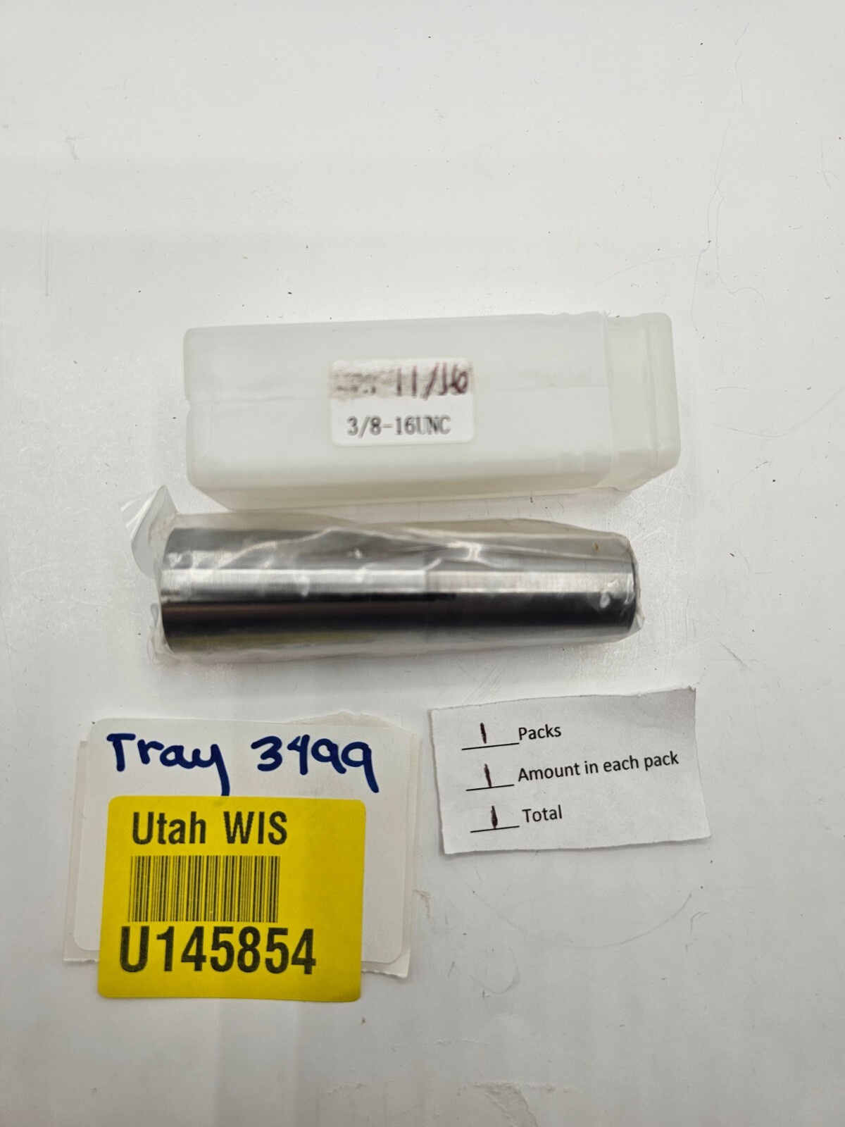 Morse Taper Collet MT3-11/16″ 3/8″-16UNC Chuck CHROME