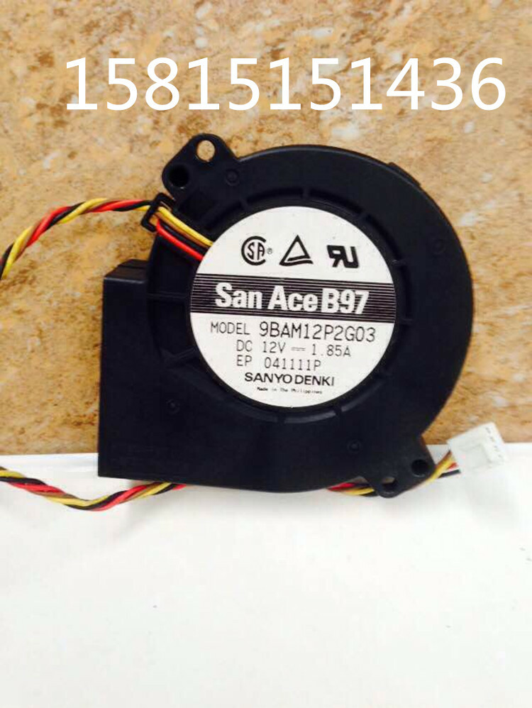 1PC for San Ace B97 9bam12p2g04 97×33 Fan Blower w/ Cable 9BAM12P2G03