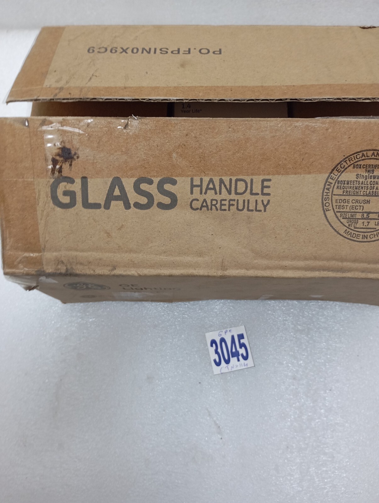 GENERAL ELECTRIC INCANDESCENT PAR LAMP 38PAR20H/FL25(LOT OF 6PC) HALOGEN SPOT/FL