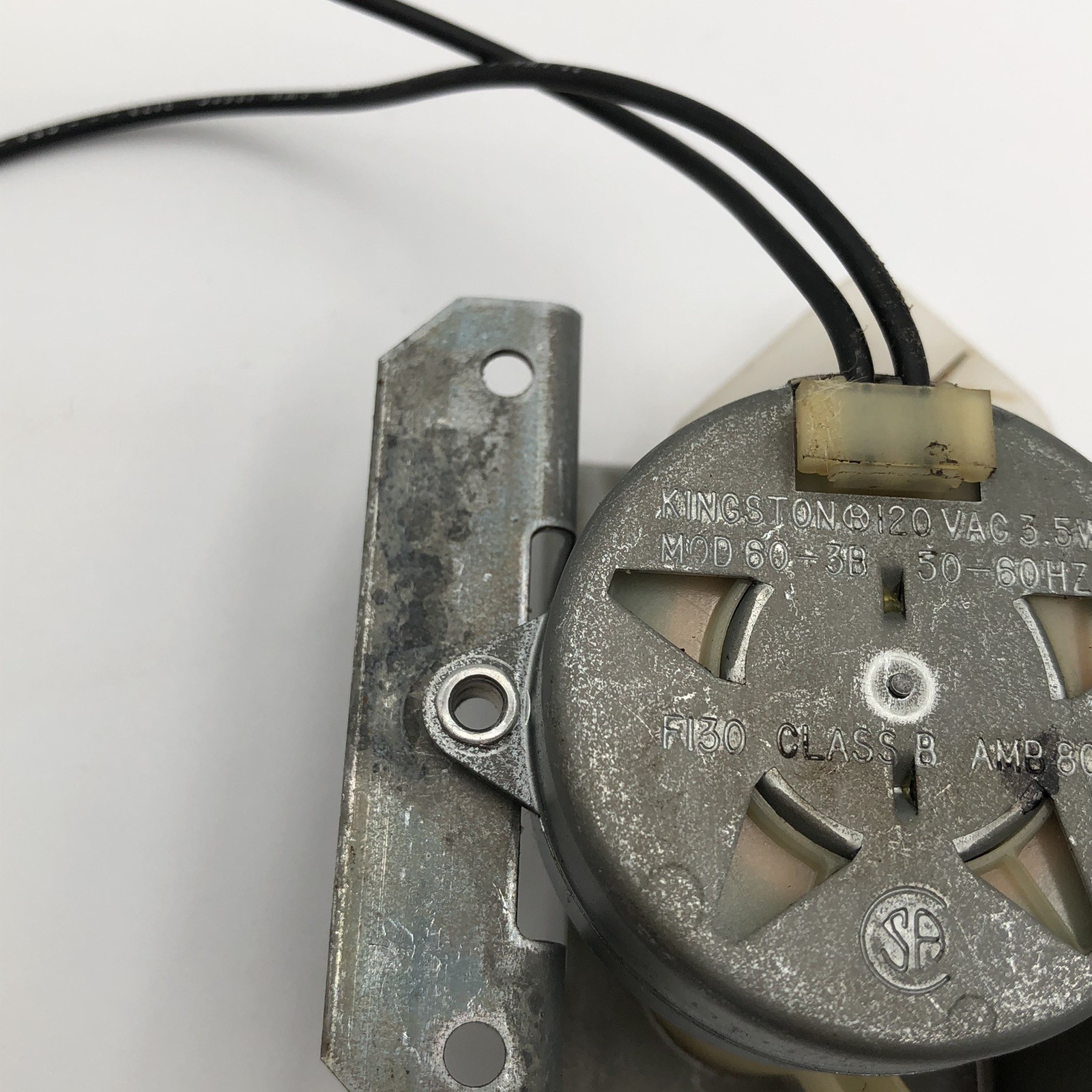 Kingston Timer Motor 60-3B 120VAC 3.5W 50-60Hz AMB 80°C