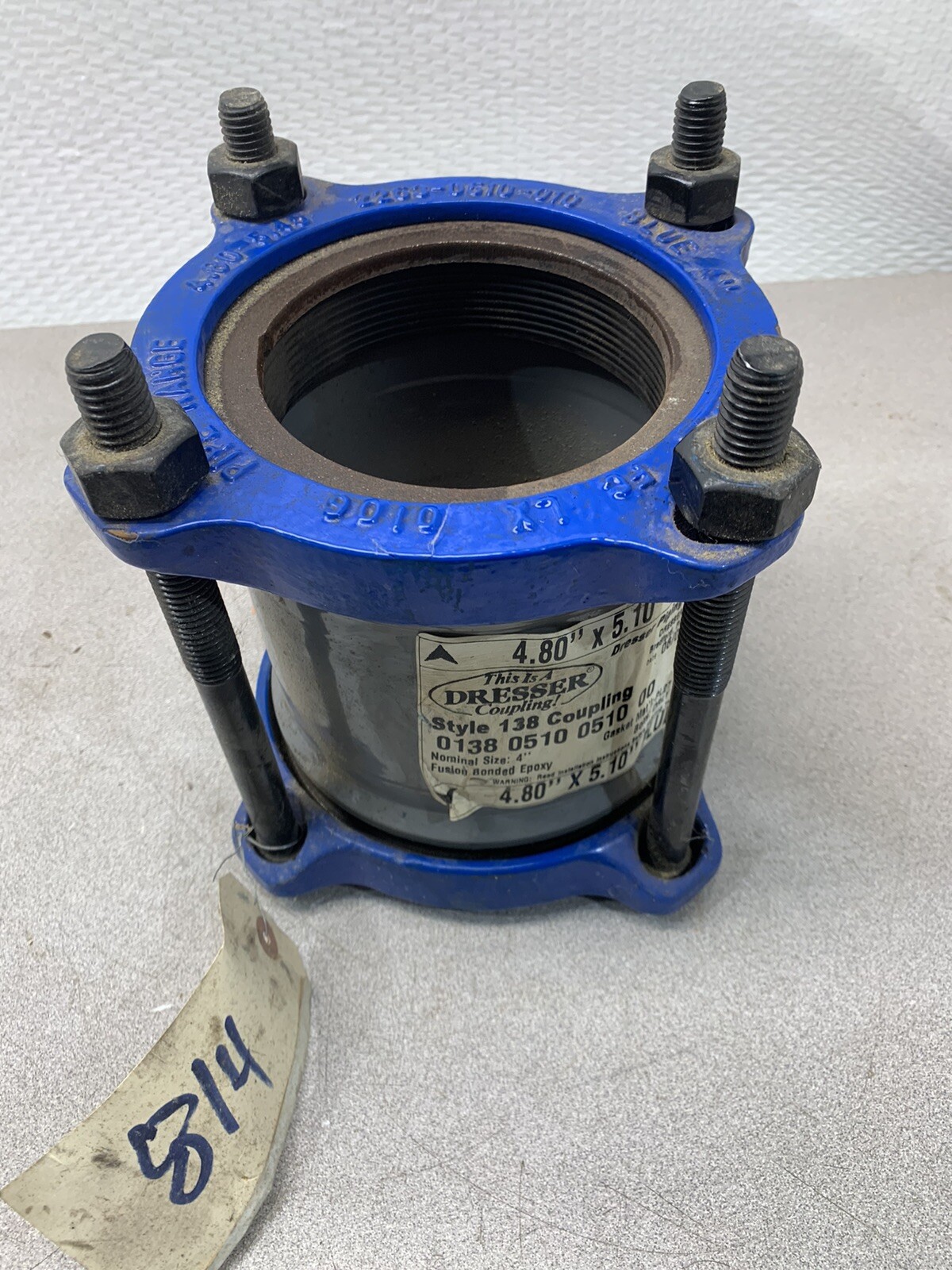 NEW DRESSER STYLE 138 COUPLING 4.80″ X 5.10″ BLUE 0138 0510 0510 00