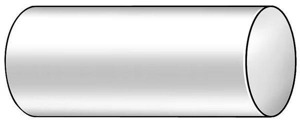Zoro Select 3ANH5 Centerless Round, 4140, 1 In Dia x 3 Ft L