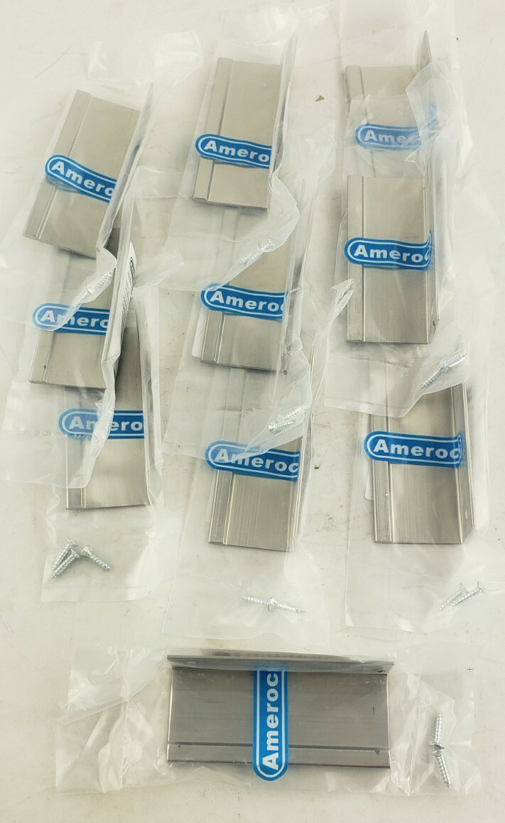Amerock Edge Pull Collection 3″ (76mm) Satin Nickel Drawer Pull 10 Pack
