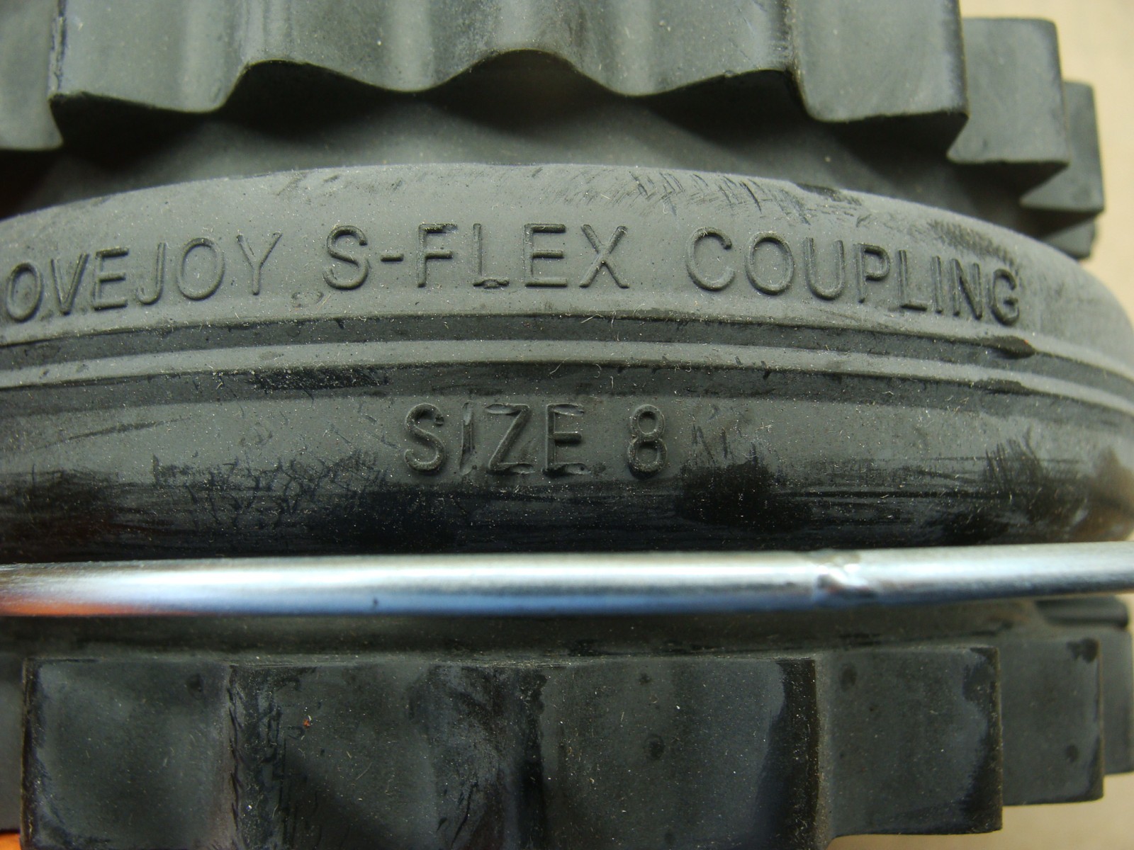LOVEJOY TWO PIECE S-FLEX COUPLING 8E SLEEVE 685144 36419 W/RETAINING RING